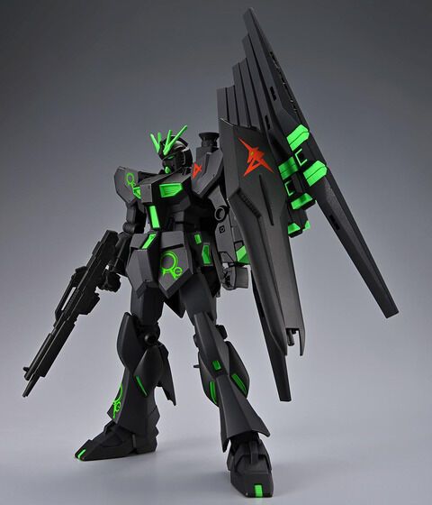 プレバン限定 ENTRY GRADE 1/144 νガンダム &フィン・ファンネル[リサーキュレーションカラー/ネオングリーン] ペーパーレス