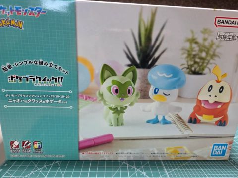 ポケモンプラモコレクション クイック!! 18+19+20 ニャオハ＆クワッス＆ホゲータセット