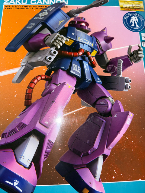 MG 1/100 MS-06K ザク・キャノン(ZガンダムVer.)