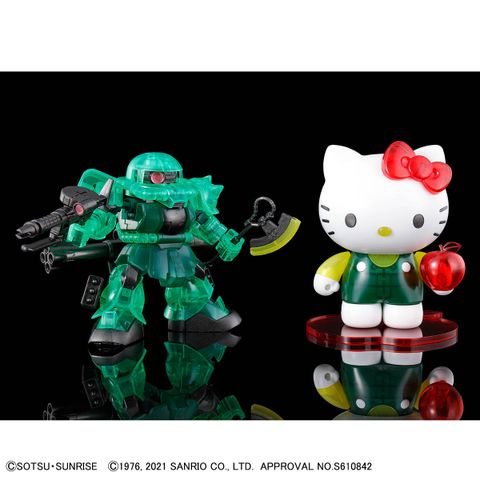 HELLO KITTY/ZAKU2 SDガンダム クロスシルエット クリアカラー