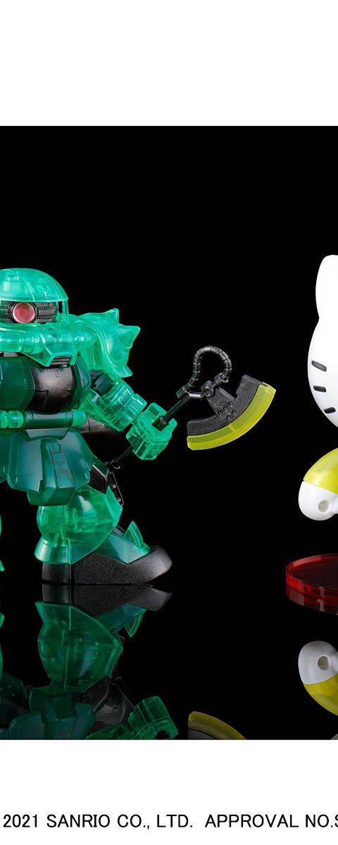HELLO KITTY/ZAKU2 SDガンダム クロスシルエット クリアカラー