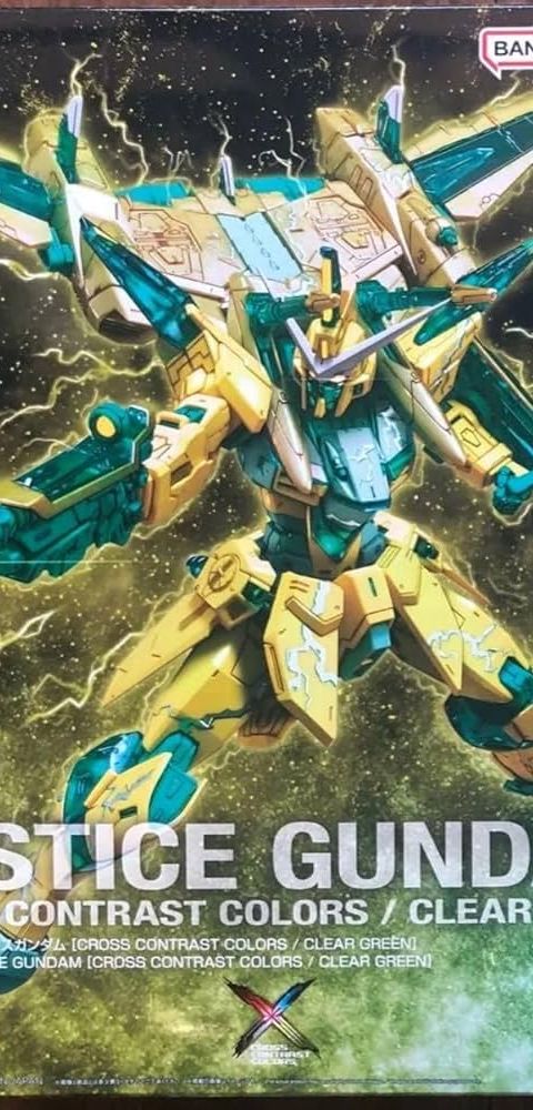 MG 1/100 ジャスティスガンダム [CROSS CONTRAST COLORS / CLEAR GREEN]
