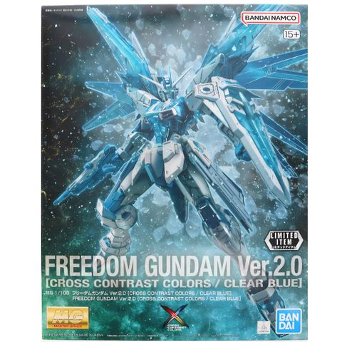 MG 1/100 フリーダムガンダム Ver.2.0 [CROSS CONTRAST COLORS / CLEAR BLUE]